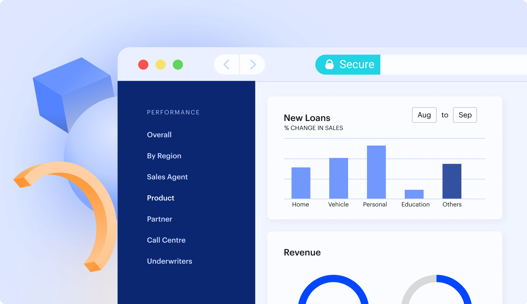 financial services banner