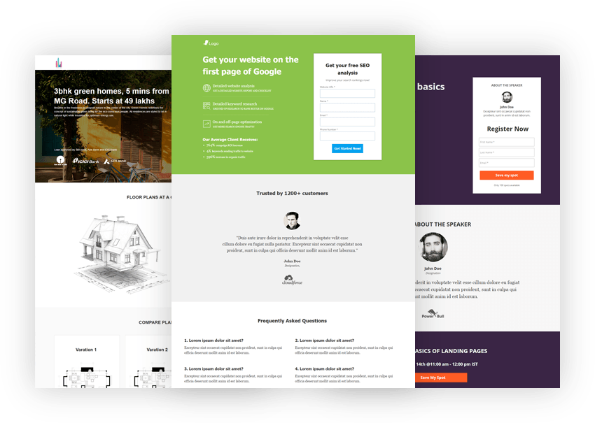 Landing Pages