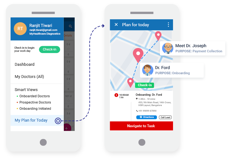 Medical CRM Software for Diagnostic Centers - Day Planner Medical CRM Software for Diagnostic Centers - Day Planner