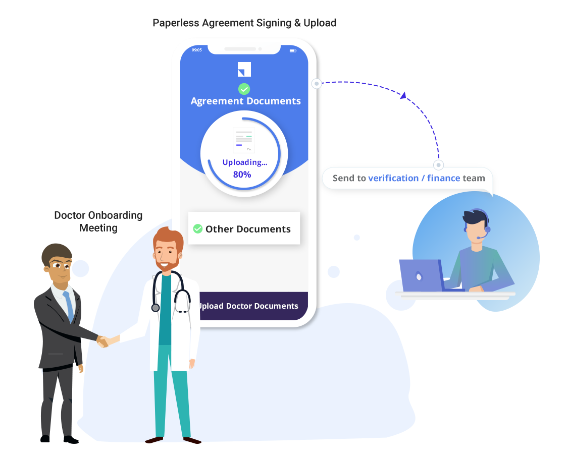 medical CRM software for diagnostic centers - document upload medical CRM software for diagnostic centers - document upload