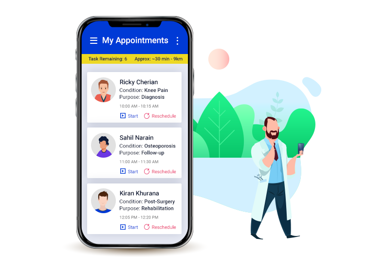 Physician engagement and onboarding - doctor appointment calendar