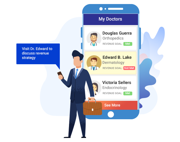 Physician engagement and onboarding - task planning for doctor management team